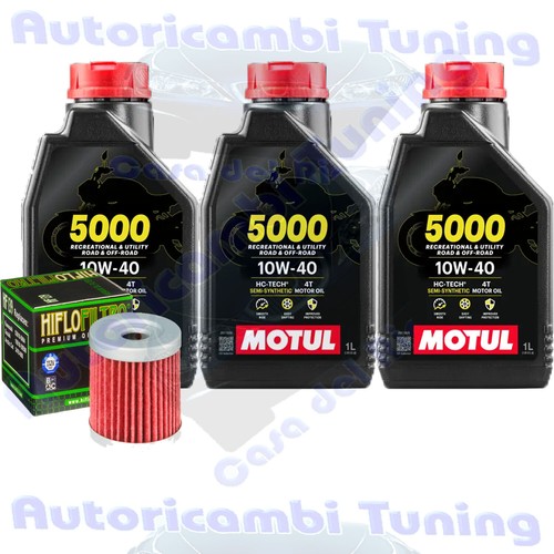 Kit tagliando olio motul 5000 - olio,